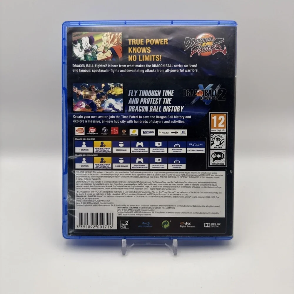 Dragon Ball XenoVerse XV Xenoverse 2 Bundle Sony PlayStation 4 PS4 Game - German